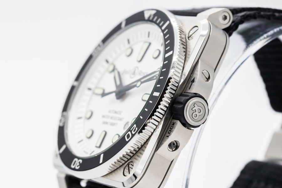 Bell and Ross BR03-92 BR0392-D-WH-ST/SRB